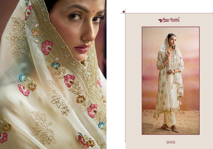 Adaab Shree Shalika Fashion Soft Organza Pant Style Suits