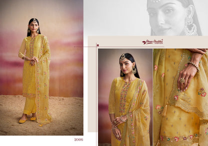 Adaab Shree Shalika Fashion Soft Organza Pant Style Suits