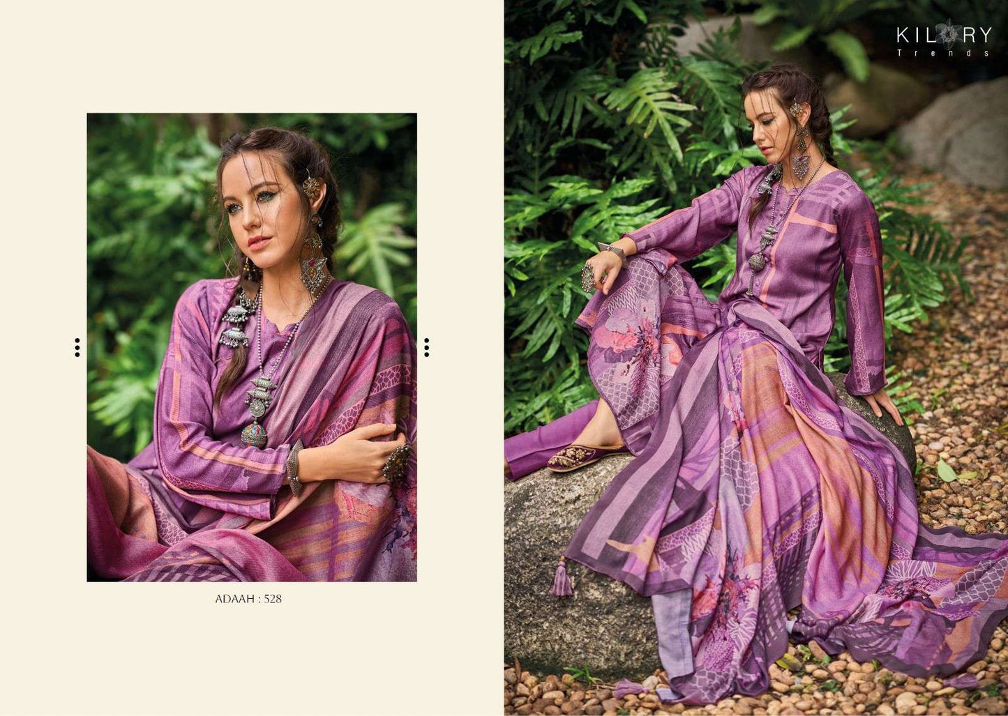 Adaah Kilory Pashmina Suits