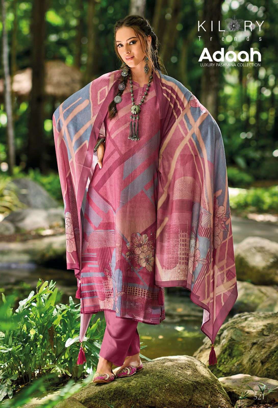 Adaah Kilory Pashmina Suits