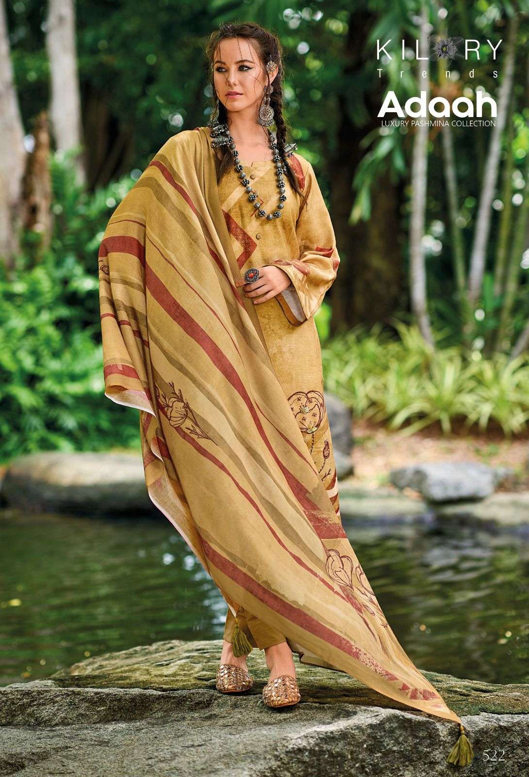 Adaah Kilory Pashmina Suits