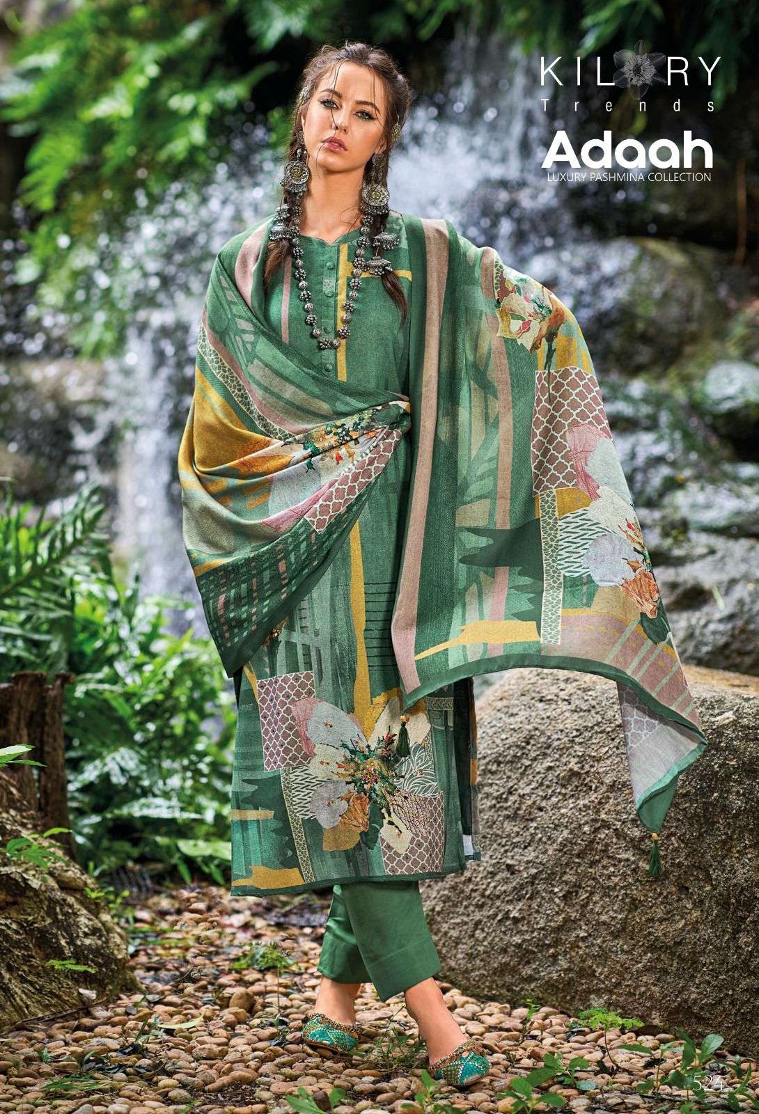 Adaah Kilory Pashmina Suits