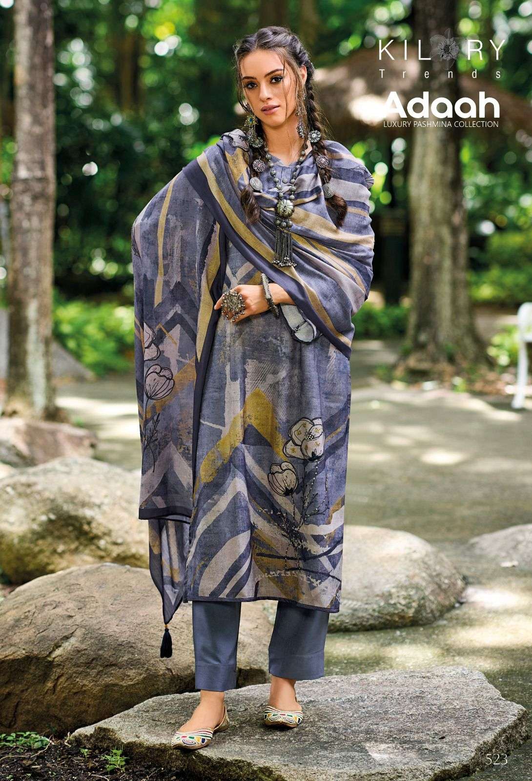 Adaah Kilory Pashmina Suits