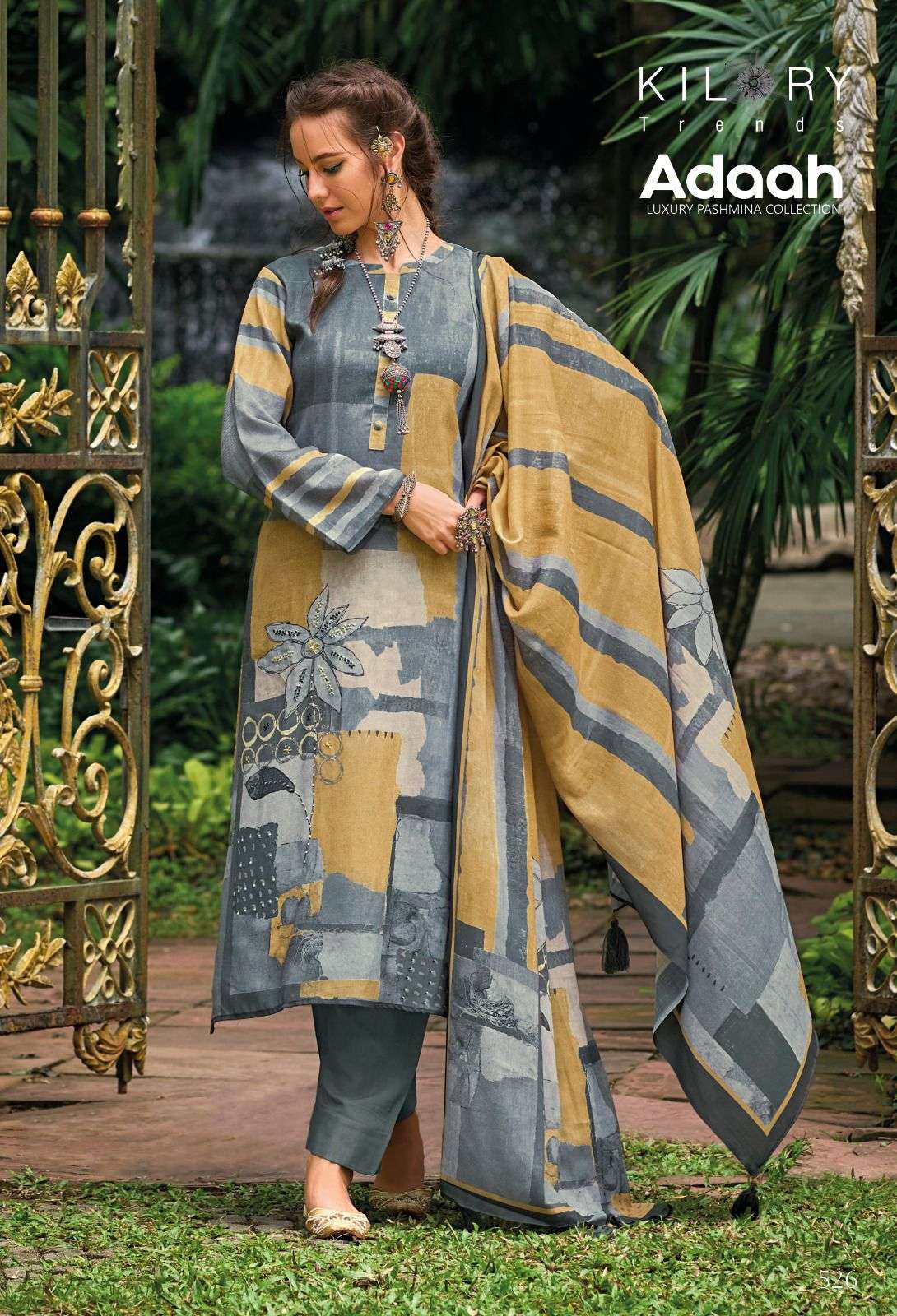 Adaah Kilory Pashmina Suits