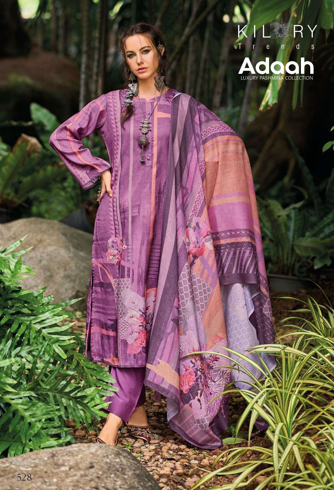 Adaah Kilory Pashmina Suits