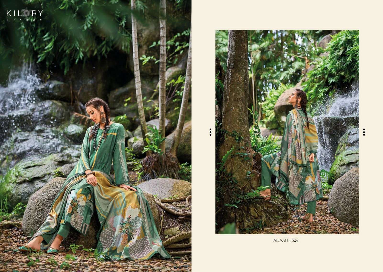 Adaah Kilory Pashmina Suits