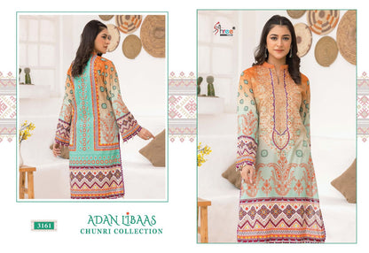 Adan Libaas Chunri Collection Shree Fabs Cotton Pakistani Patch Work Suits