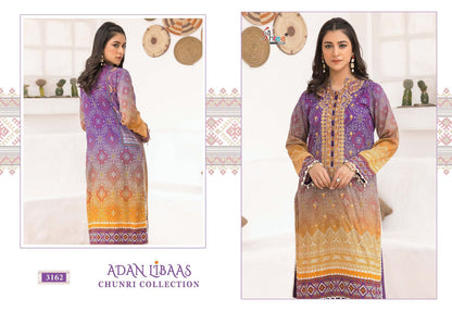 Adan Libaas Chunri Collection Shree Fabs Cotton Pakistani Patch Work Suits