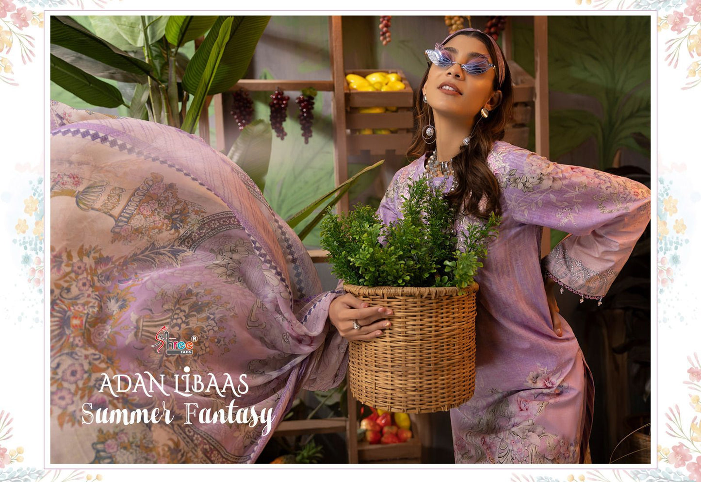 Adan Libaas Summer Fantasy Shree Fabs Cotton Pakistani Patch Work Suits