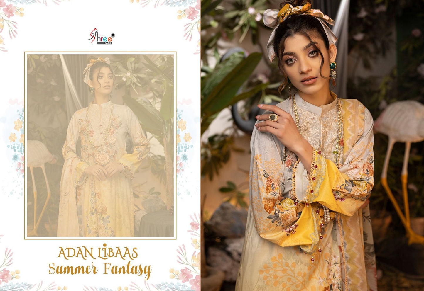 Adan Libaas Summer Fantasy Shree Fabs Cotton Pakistani Patch Work Suits