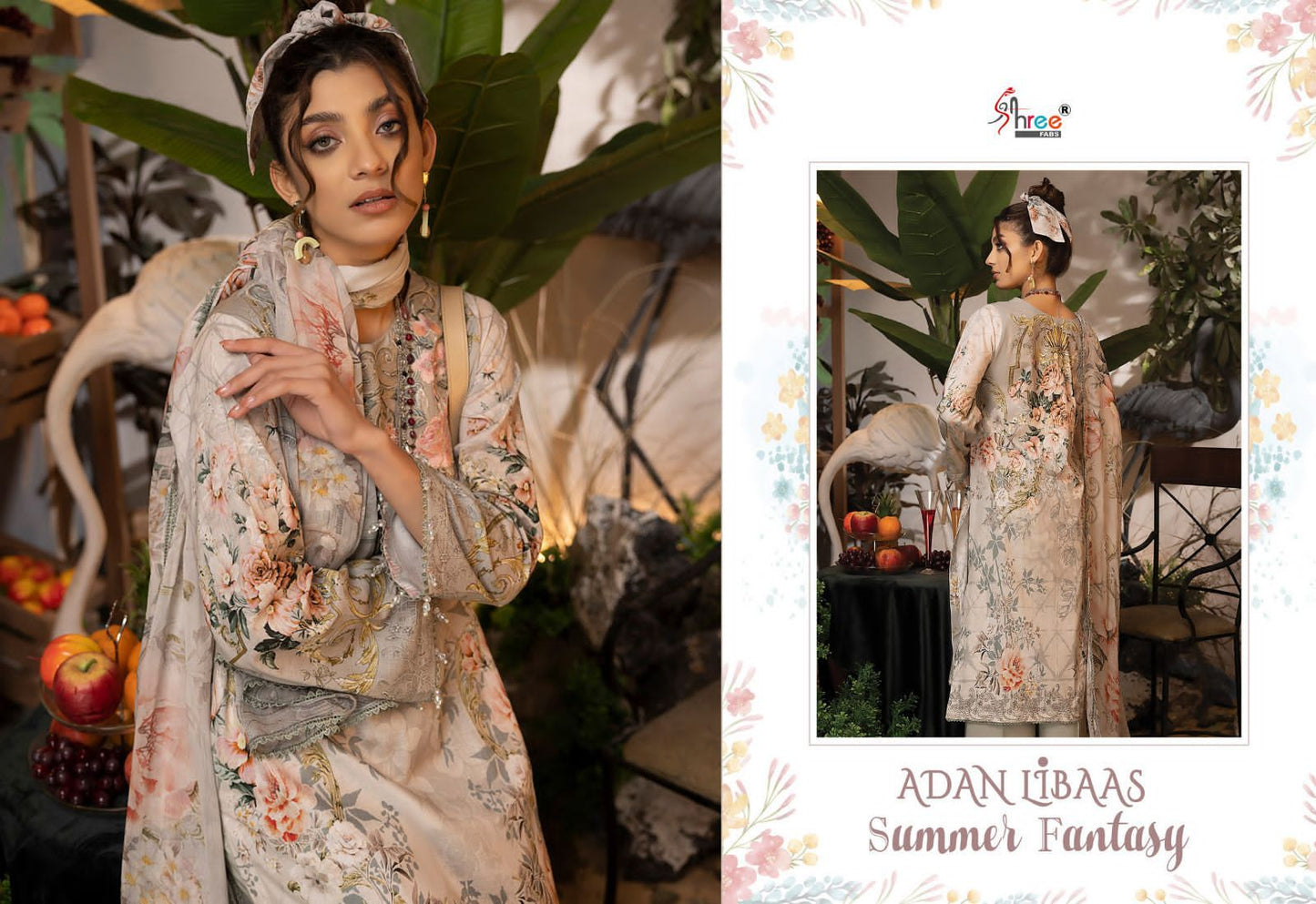 Adan Libaas Summer Fantasy Shree Fabs Cotton Pakistani Patch Work Suits