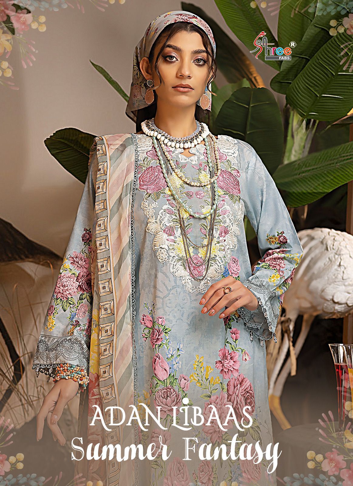Adan Libaas Summer Fantasy Shree Fabs Cotton Pakistani Patch Work Suits