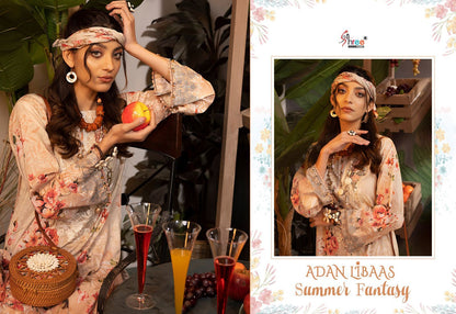 Adan Libaas Summer Fantasy Shree Fabs Cotton Pakistani Patch Work Suits