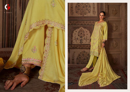 Adan Libas Gull Jee Viscose Readymade Pashmina Suits