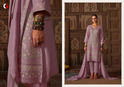 Adan Libas Gull Jee Viscose Readymade Pashmina Suits