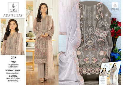 Adan Libas Khas Georgette Pakistani Salwar Suits