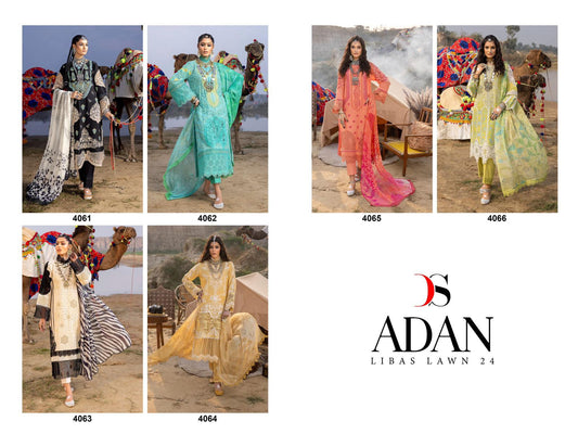 Adan Libas Lawn 24 Deepsy Cotton Pakistani Salwar Suits