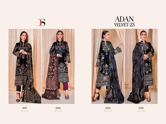Adan Velvet 23 Deepsy Pakistani Salwar Suits