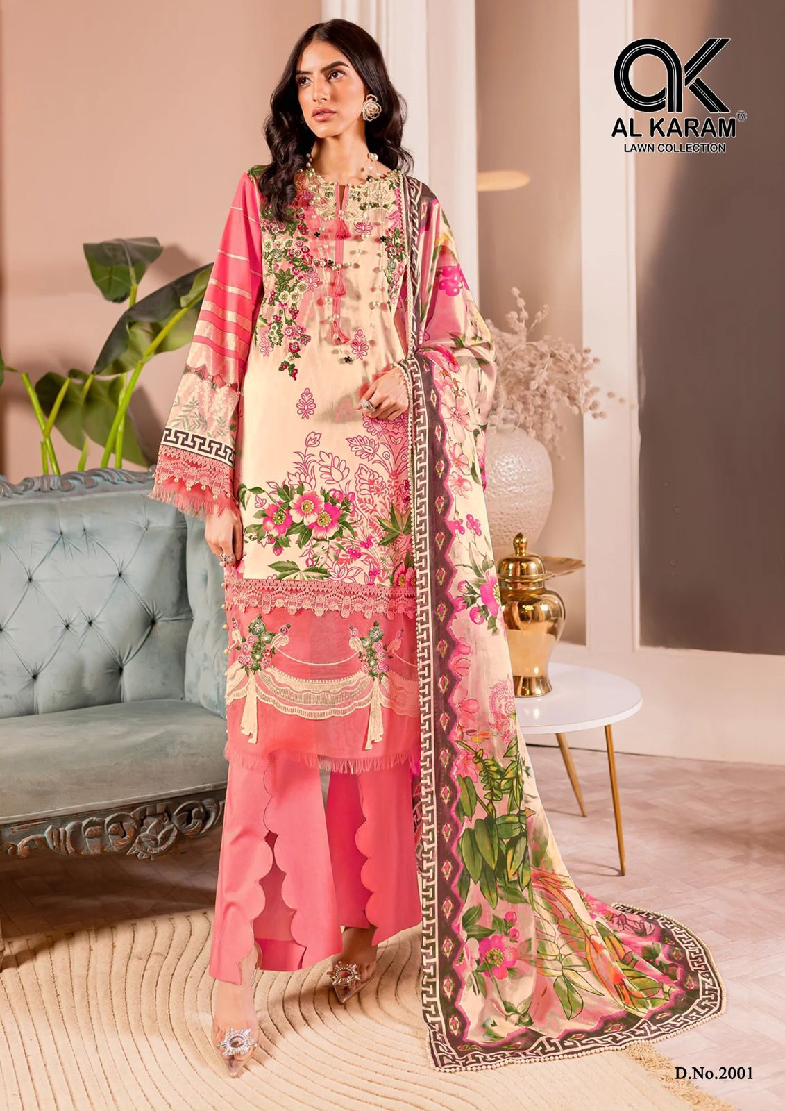 Adans Libas Vol 2 Al Karam Pakistani Patch Work Suits