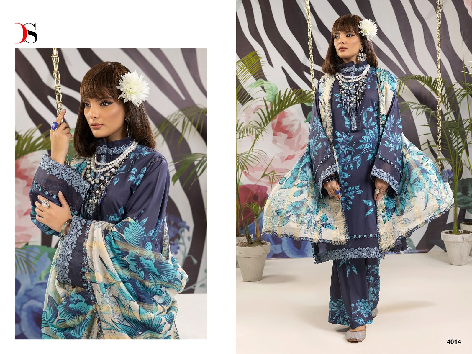 Adans Prints-24 Deepsy Cotton Pakistani Patch Work Suits