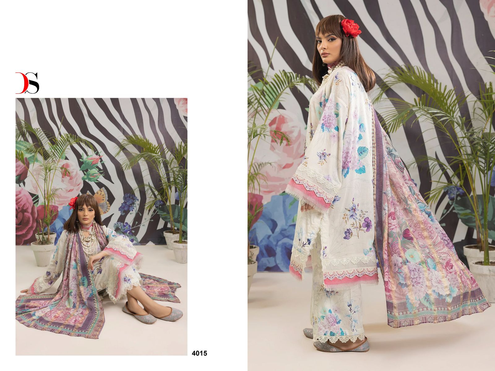 Adans Prints-24 Deepsy Cotton Pakistani Patch Work Suits