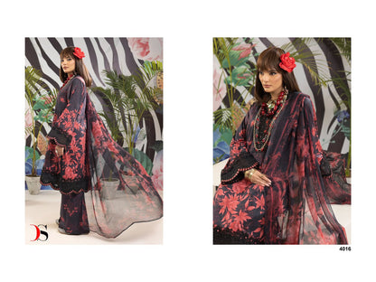 Adans Prints-24 Deepsy Cotton Pakistani Patch Work Suits