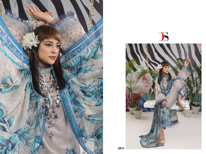 Adans Prints-24 Deepsy Cotton Pakistani Patch Work Suits