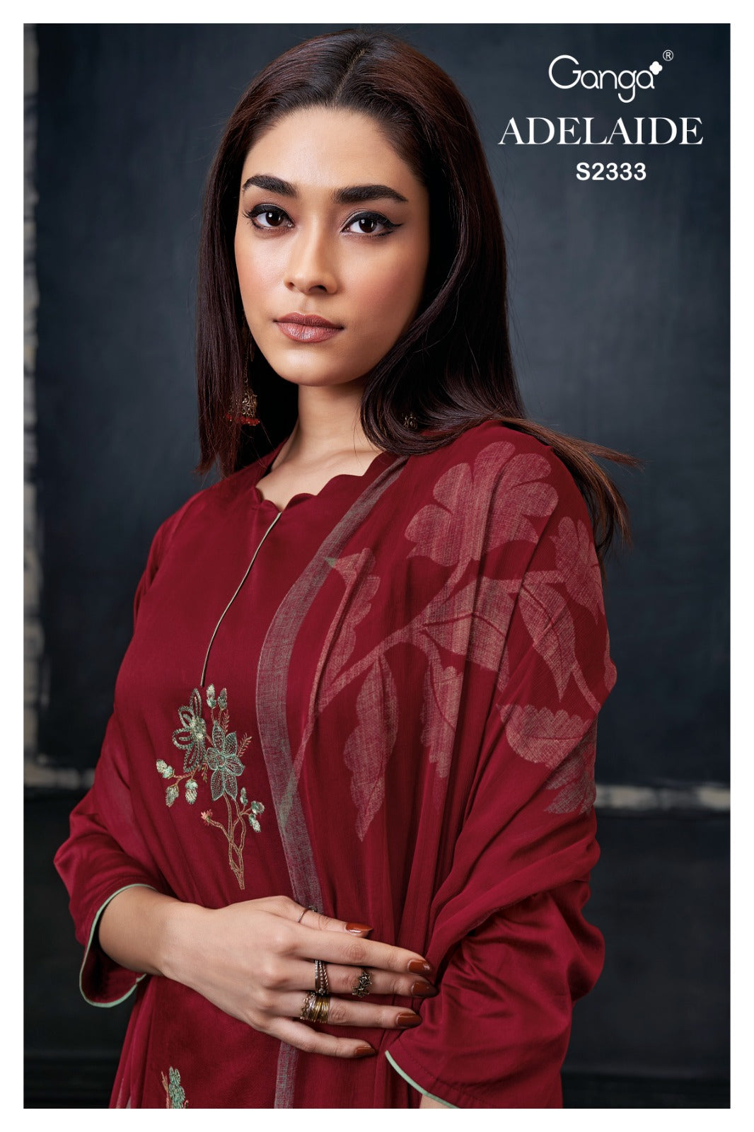 Adelaide 2333 Ganga Cotton Silk Plazzo Style Suits