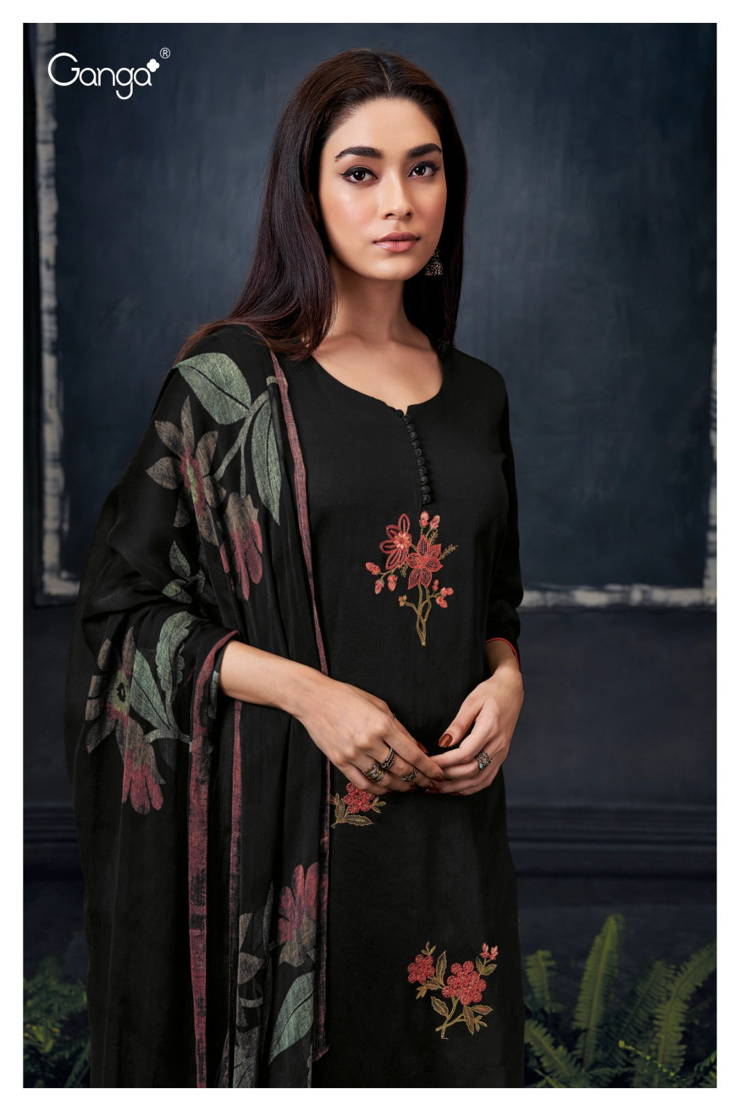 Adelaide 2333 Ganga Cotton Silk Plazzo Style Suits