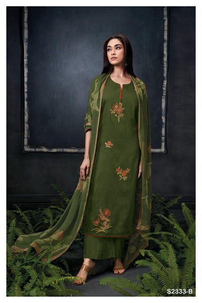 Adelaide 2333 Ganga Cotton Silk Plazzo Style Suits