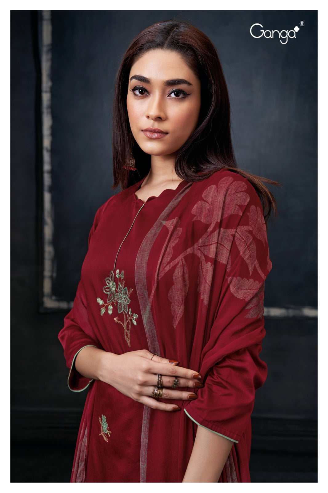 Adelaide 2333 Ganga Cotton Silk Plazzo Style Suits