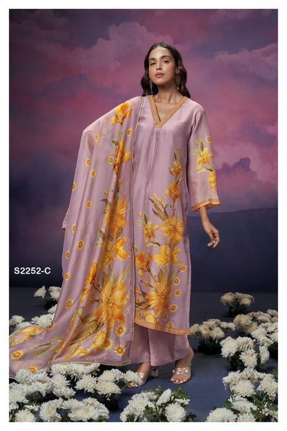Adeline 2252 Ganga Bembarg Silk Plazzo Style Suits