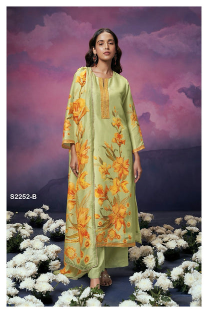 Adeline 2252 Ganga Bembarg Silk Plazzo Style Suits