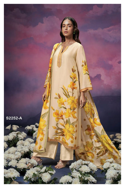 Adeline 2252 Ganga Bembarg Silk Plazzo Style Suits