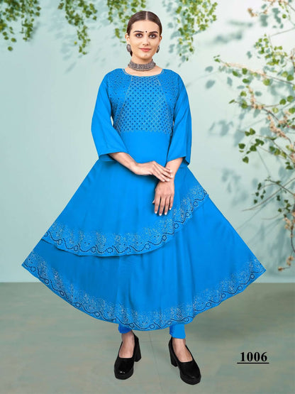 Advika Vol 2 Kavinay Rayon Anarkali Kurtis