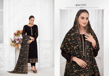 Aeesha-02 Shree Shalika Fashion Georgette Pant Style Suits