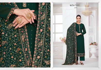 Aeesha-02 Shree Shalika Fashion Georgette Pant Style Suits