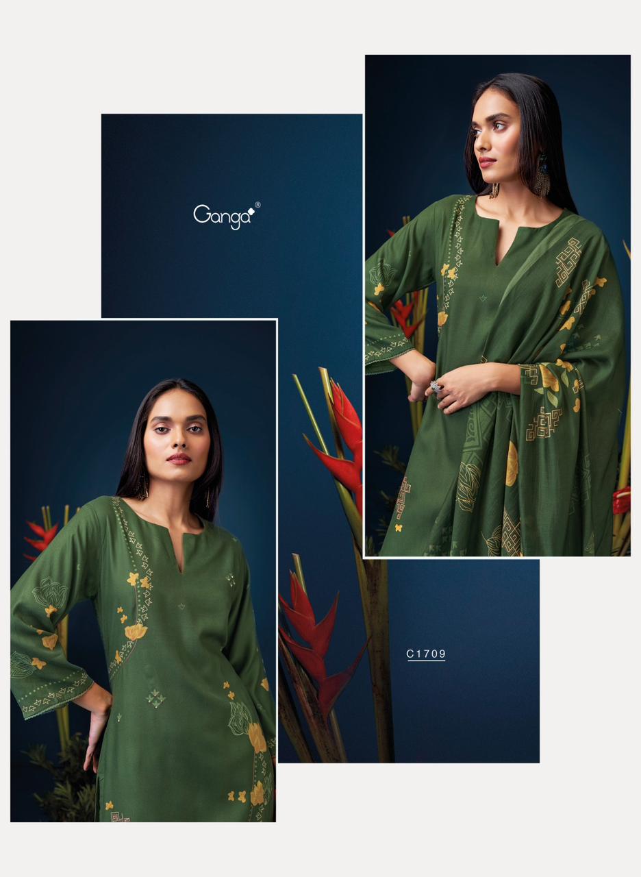 Aeris Ganga Pashmina Suits