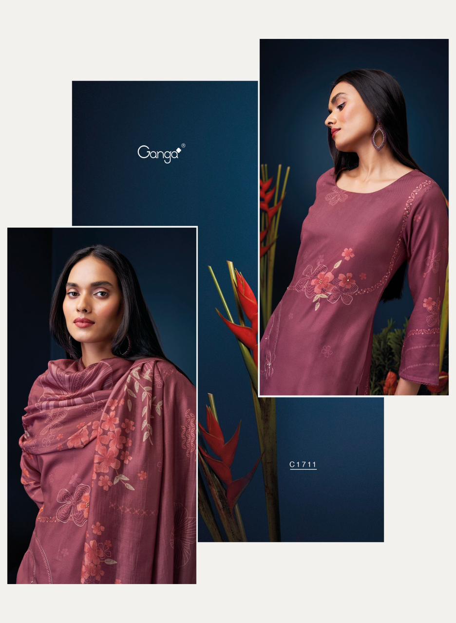 Aeris Ganga Pashmina Suits