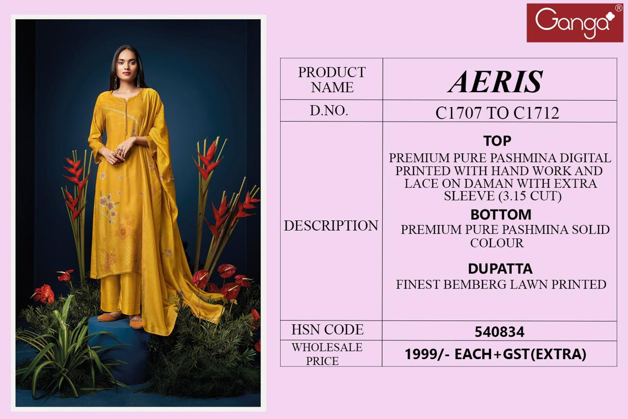 Aeris Ganga Pashmina Suits