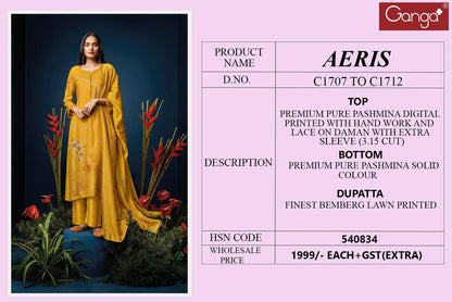 Aeris Ganga Pashmina Suits