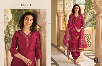 Afghani Vol 2 Lily Lali Milan Silk Readymade Pant Style Suits