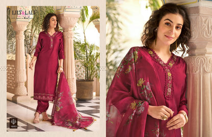 Afghani Vol 2 Lily Lali Milan Silk Readymade Pant Style Suits
