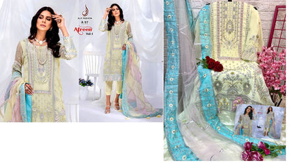 Afreen Vol 1 Alif Fashion Pakistani Salwar Suits