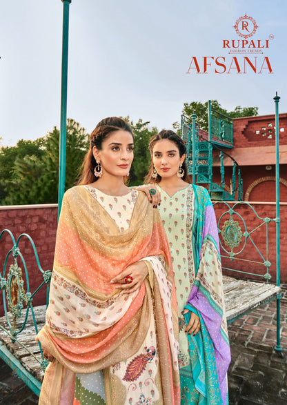 Afsana Rupali Muslin Pant Style Suits