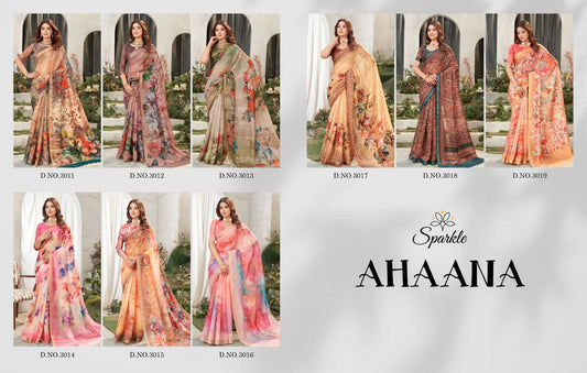Ahaana Charmi Fashion Cotton Sarees