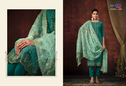 Ahana Vipul Organza Pant Style Suits