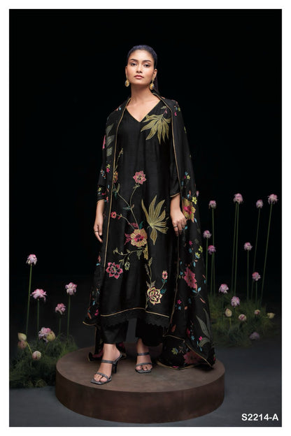 Aimi 2214 Ganga Silk Plazzo Style Suits