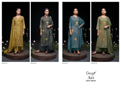 Airi 2270 Ganga Wool Pashmina Suits