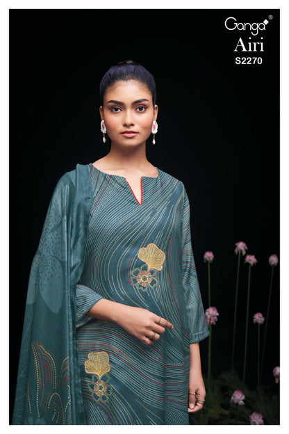 Airi 2270 Ganga Wool Pashmina Suits